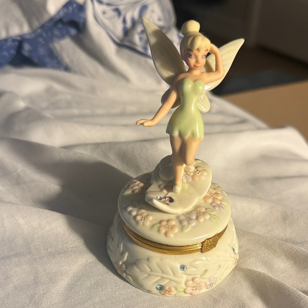LENOX Tinker Bell Ceramic Trinket Box - limited edition